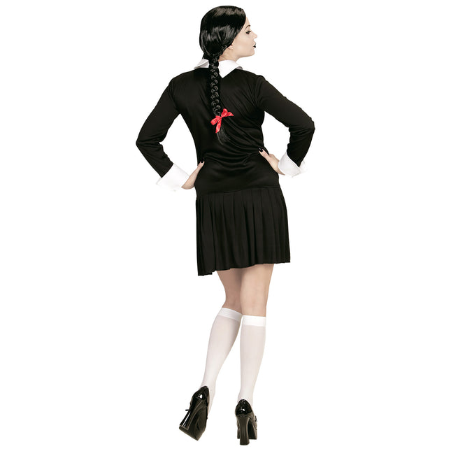 Vestido de Halloween Negro Blanco Señoras