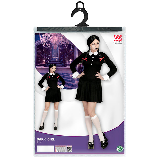 Vestido de Halloween Negro Blanco Señoras