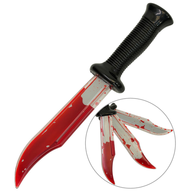 Halloween Cuchillo Falso Con Sangre