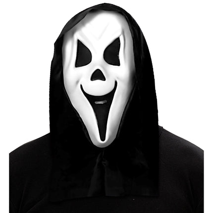 Máscara Halloween Blanco Negro Fantasma