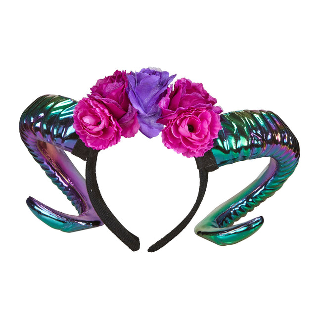 Diadema de Halloween Cuerno de Colores