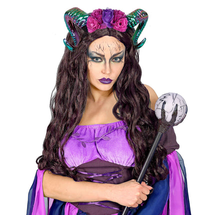 Diadema de Halloween Cuerno de Colores