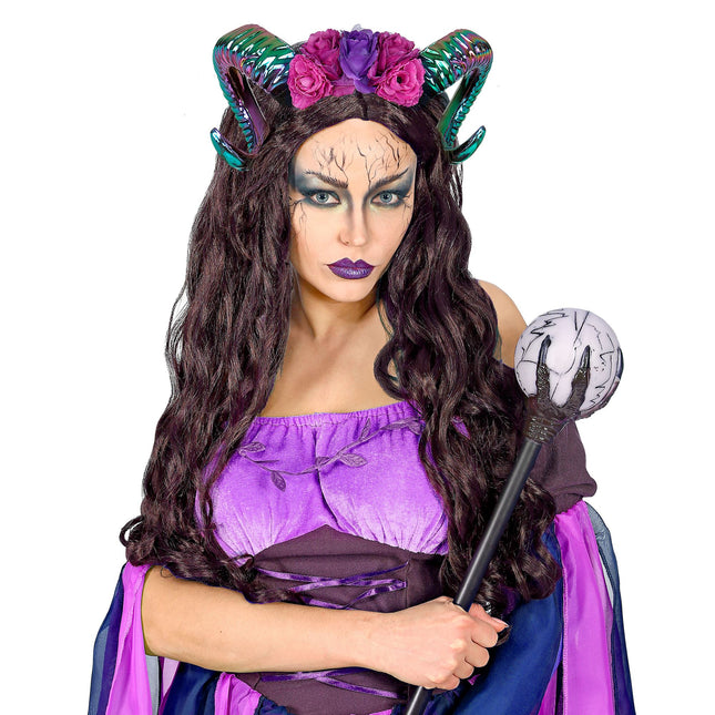 Diadema de Halloween Cuerno de Colores