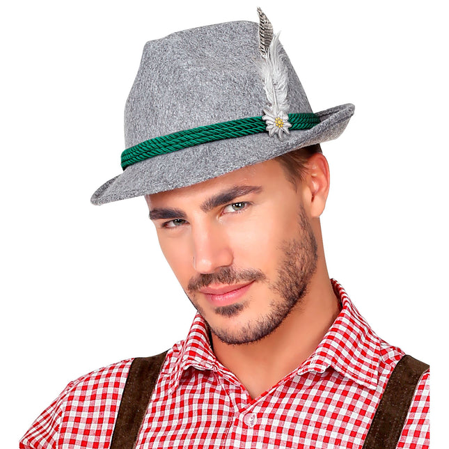 SOMBRERO BÁVARO CON PLUMA