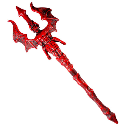 Halloween Tridente Diablo Rojo