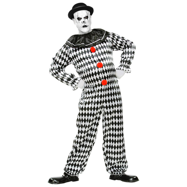 Disfraz de Halloween de Payaso de Circo para Hombre