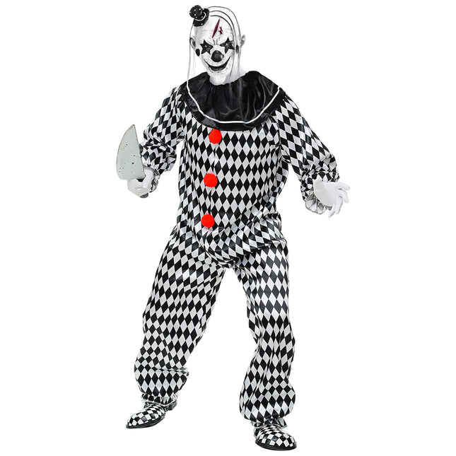 Disfraz de Halloween de Payaso de Circo para Hombre