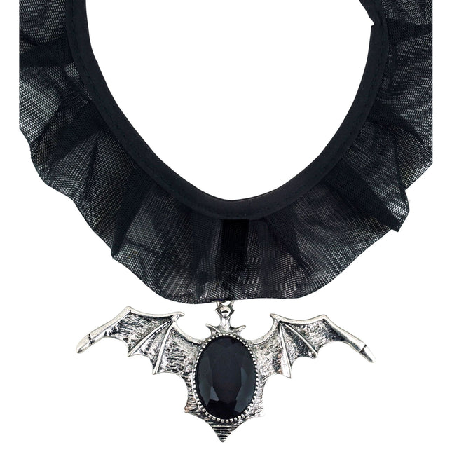 Collar de Halloween Gargantilla con Murciélago