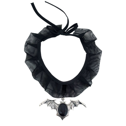 Collar de Halloween Gargantilla con Murciélago