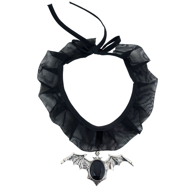 Collar de Halloween Gargantilla con Murciélago