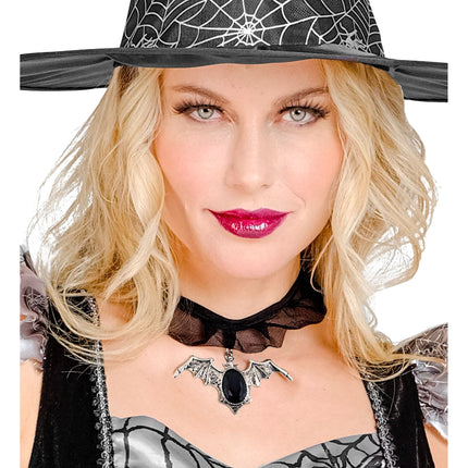 Collar de Halloween Gargantilla con Murciélago