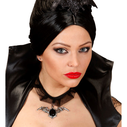 Collar de Halloween Gargantilla con Murciélago