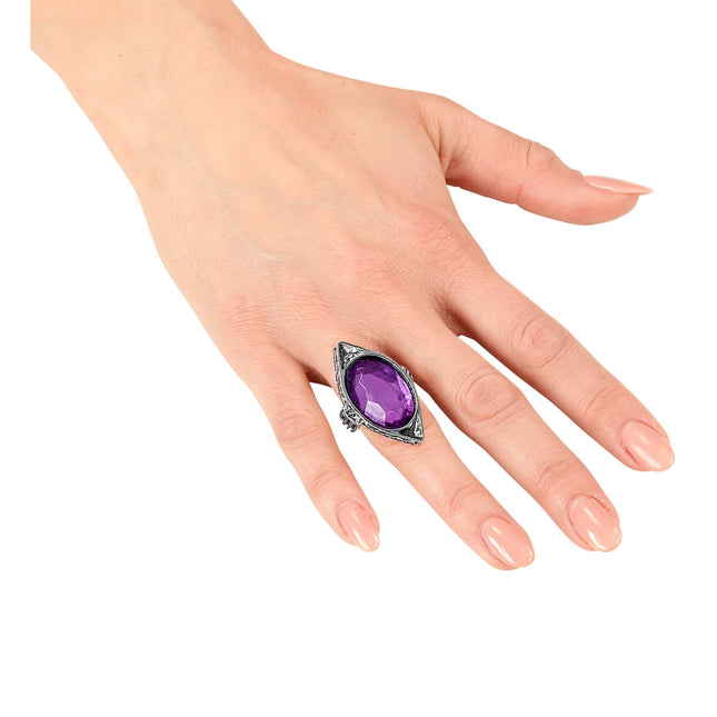 Anillo de Halloween con Gema