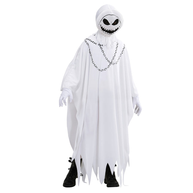 Disfraz Halloween Fantasma Blanco Niño