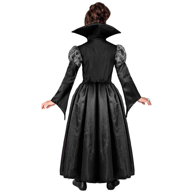 Vestido Halloween Negra Niña Vampiro