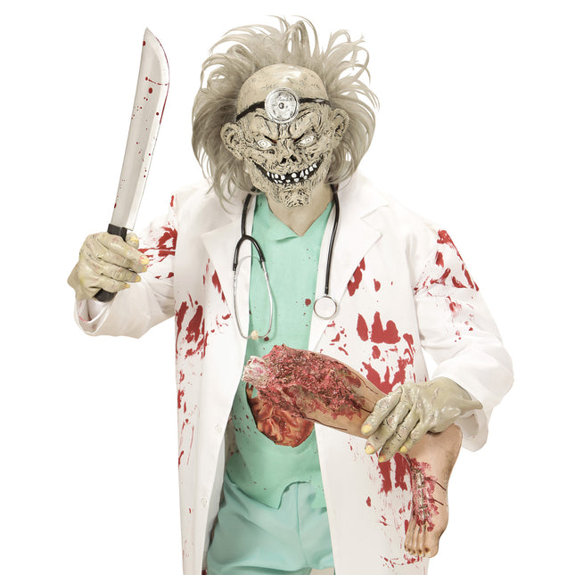 Máscara de Halloween Médico Zombi
