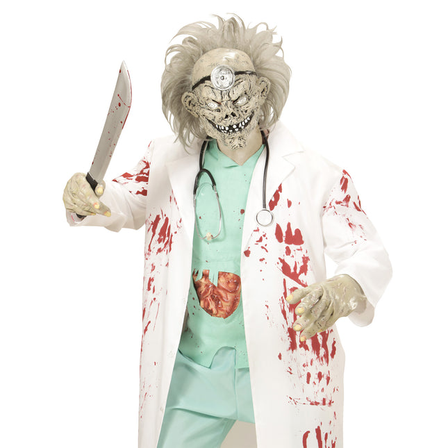 Máscara de Halloween Médico Zombi