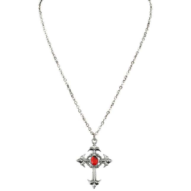 Halloween Collar Cruz Con Piedra