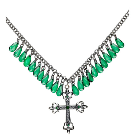 Collar Halloween Cruz Verde