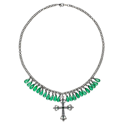 Collar Halloween Cruz Verde