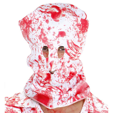 Máscara de Halloween Rojo Blanco Sangriento