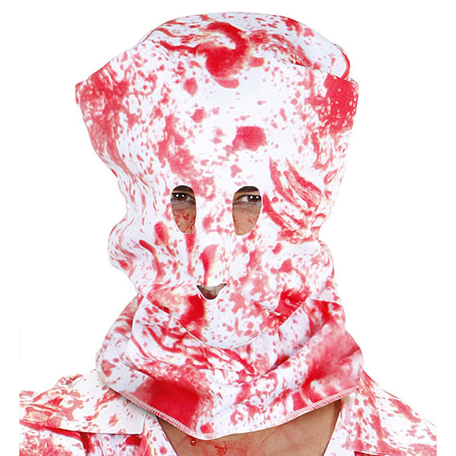 Máscara de Halloween Rojo Blanco Sangriento