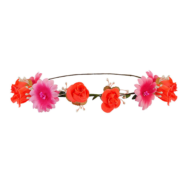 DIADEMA FLORES ROSAS