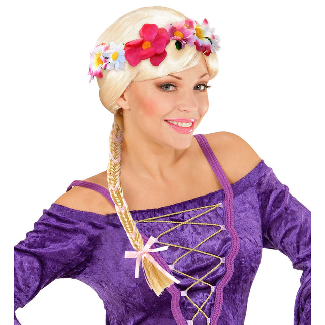 DIADEMA FLOR CON COLA