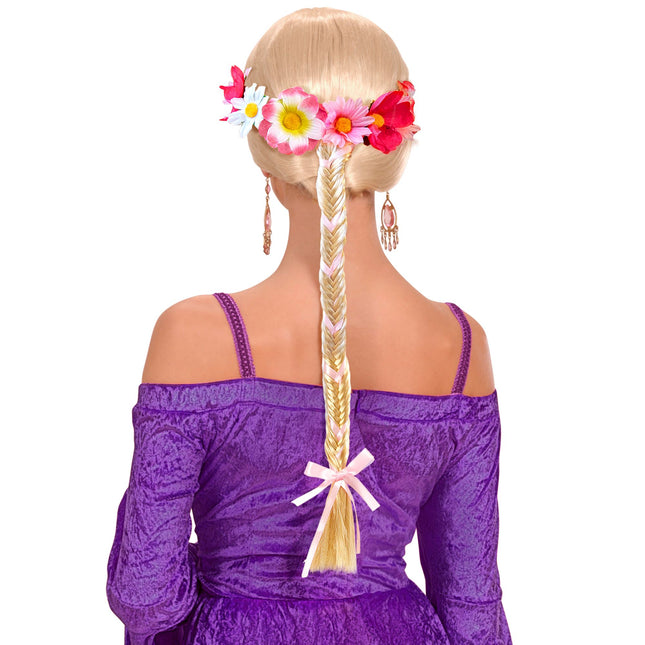 DIADEMA FLOR CON COLA
