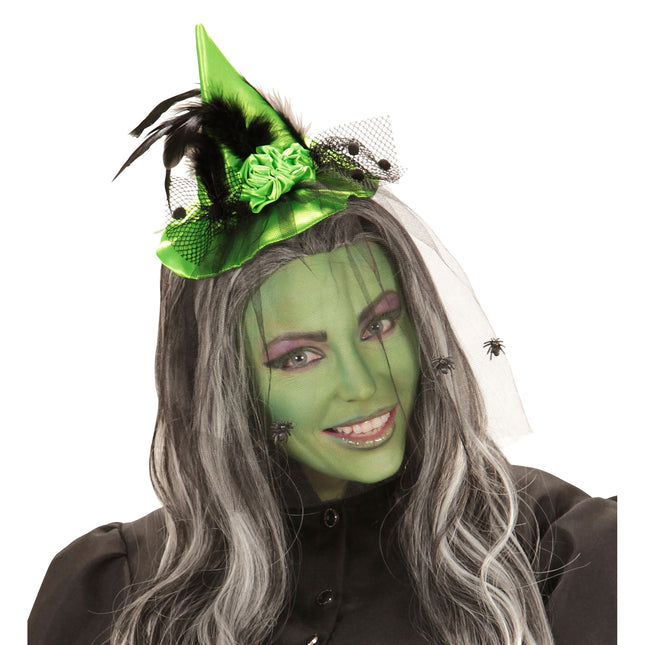 Sombrero de Halloween Bruja Verde