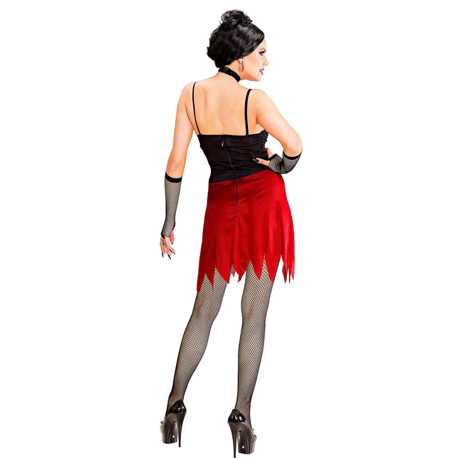 Vestido Halloween Damas Vampiro Corto
