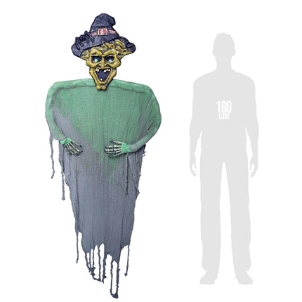 Muñeca de Halloween Bruja 1,9m