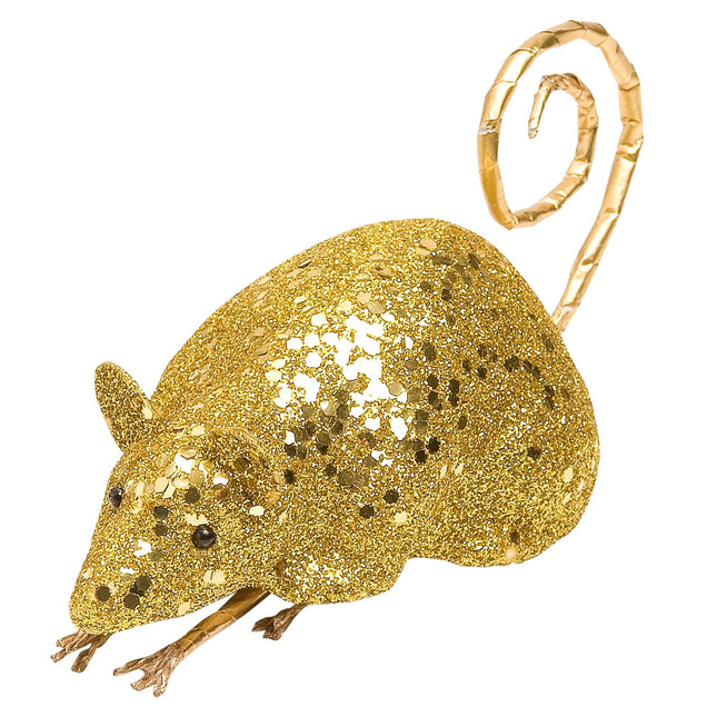 Ratón Falso Dorado 12cm