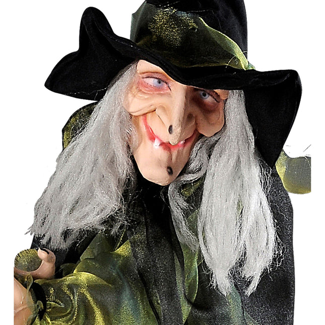 Muñeca de Halloween Bruja voladora 1m