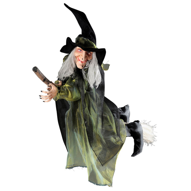 Muñeca de Halloween Bruja voladora 1m
