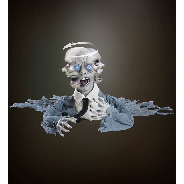 Muñeca Halloween Zombie Con Luz Y Sonido