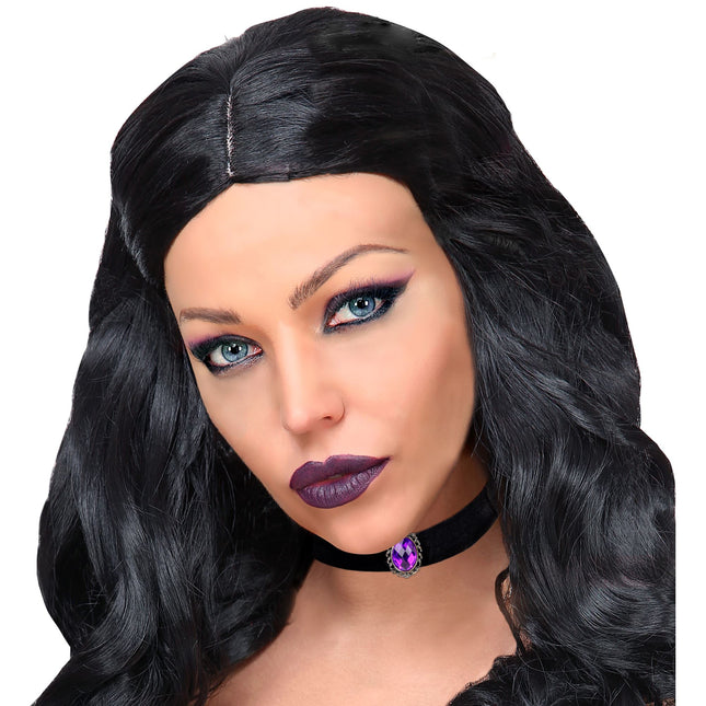 Collar Halloween Piedra Morada