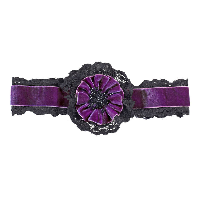 Collar de Halloween Flor morada