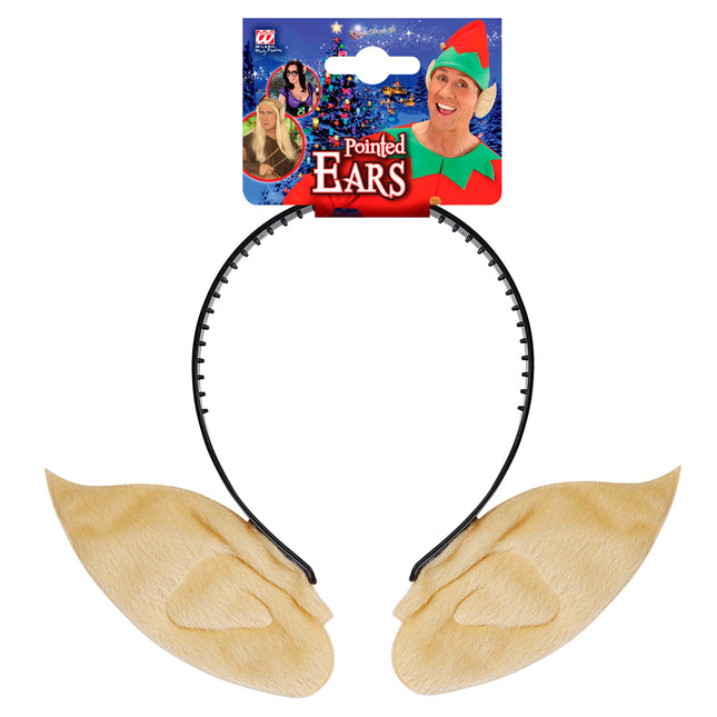 Diadema Halloween Orejas Beige