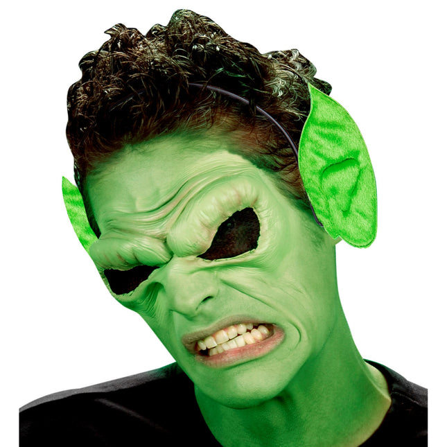 Diadema Halloween Orejas Verdes