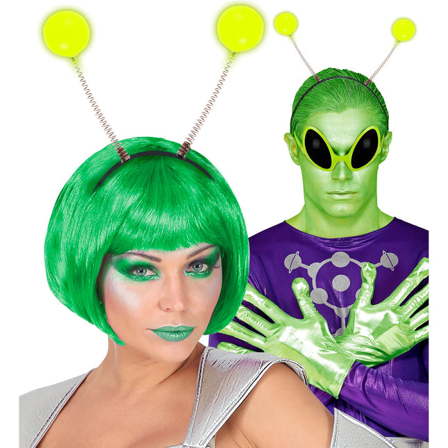 Diadema Alien Brilla en la Oscuridad