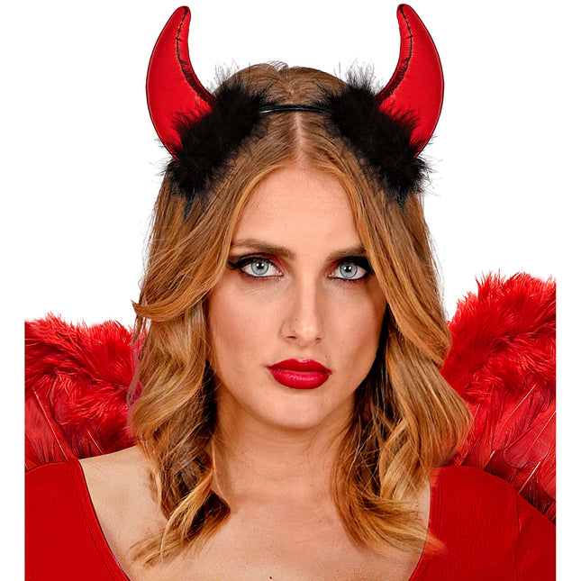 Diadema de Halloween Cuerno de Diablo