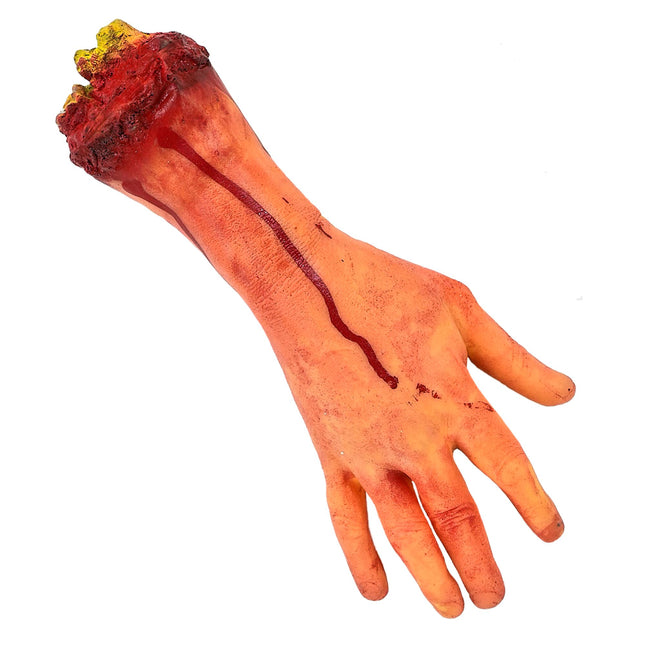 Halloween Mano Falsa Cortada Con Hueso