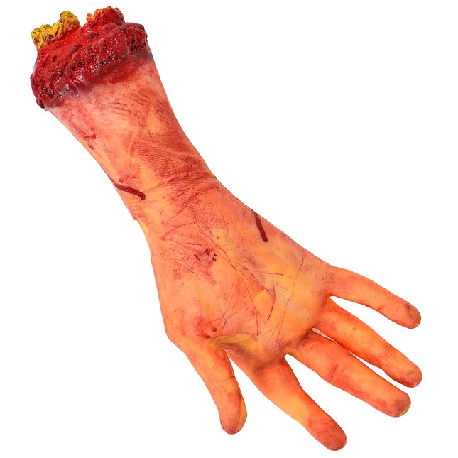 Halloween Mano Falsa Cortada Con Hueso