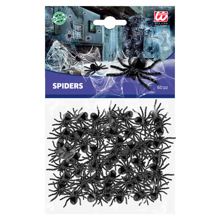 Araña falsa de Halloween 60 unidades