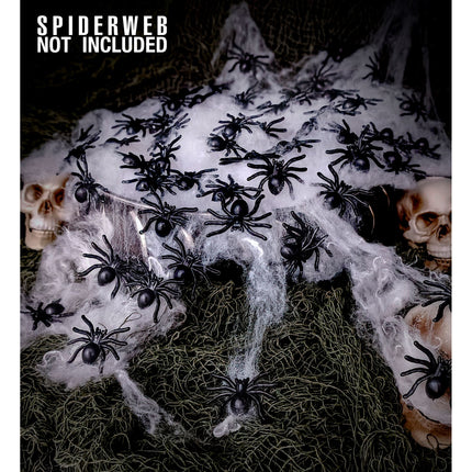 Araña falsa de Halloween 60 unidades