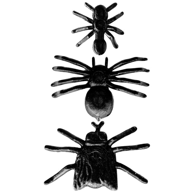 Bichos Negros Falsos 100pcs