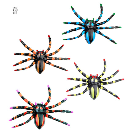 Halloween Araña Falsa 7cm 4pcs