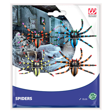 Halloween Araña Falsa 7cm 4pcs
