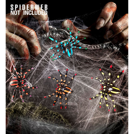 Halloween Araña Falsa 7cm 4pcs